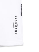 Shorts per bambino John Richmond Junior bianco in pile - Rubino Kids