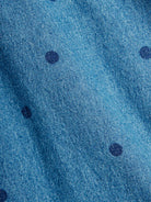 Shorts per bambino Mini Rodini denim con ricamo bassotto - Rubino Kids