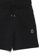 Shorts per bambino Molo neri con stampa smiley - Rubino Kids