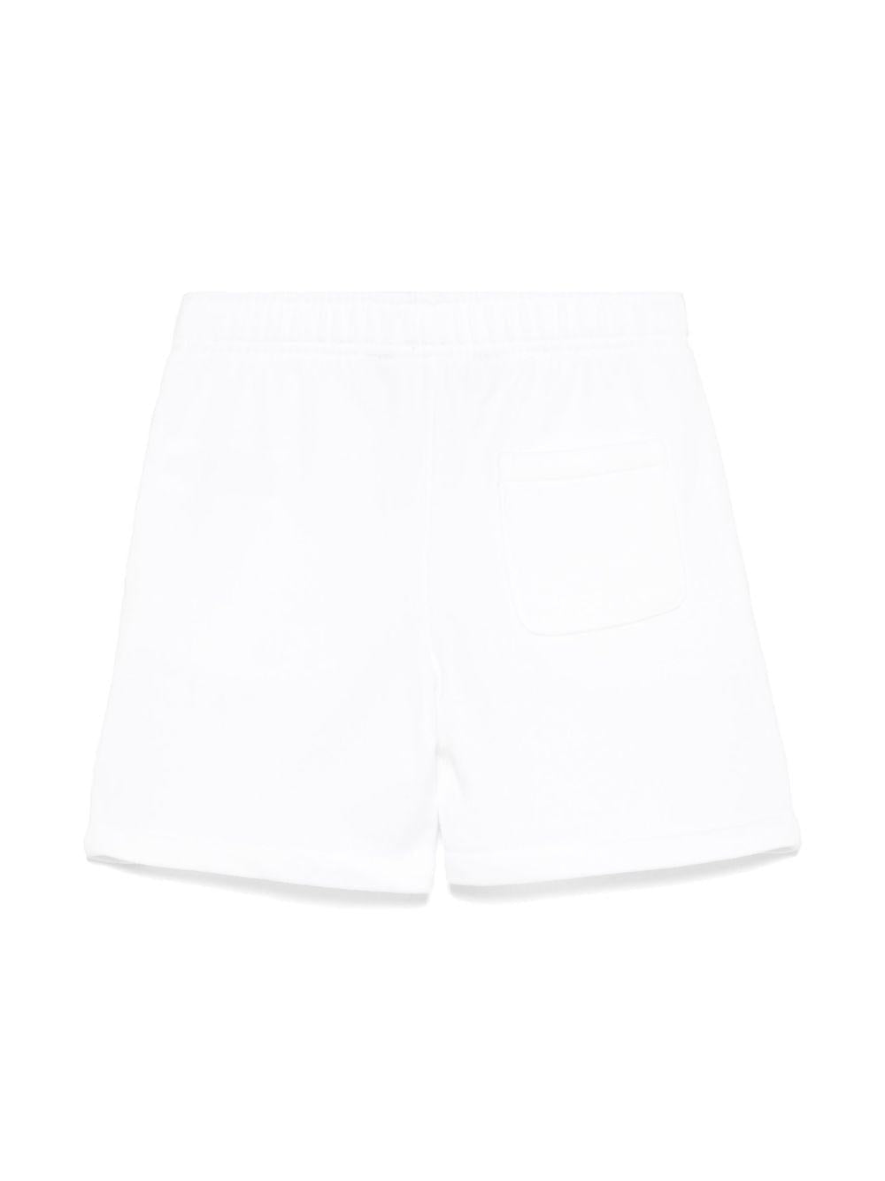 Shorts per bambino Polo Ralph Lauren Kids bianchi con motivo Polo Pony - Rubino Kids