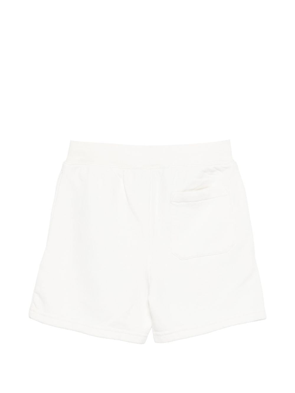 Shorts per bambino Polo Ralph Lauren Kids bianchi con vita elasticizzata - Rubino Kids