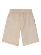 Shorts per bambino The Marc Jacobs Kids beige con logo sul davanti - Rubino Kids