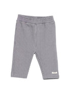 Shorts per neonata Donsje grigi con dettagli a righe - Rubino Kids