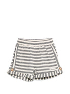Shorts per neonata Donsje multicolor con design a righe - Rubino Kids