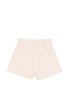 Shorts per neonata Elisabetta Franchi la Mia Bambina rosa chiaro con tasche ad aletta - Rubino Kids