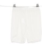 Shorts per neonata Jesurum Baby bianchi con elastico in vita - Rubino Kids