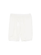 Shorts per neonata Jesurum Baby bianchi con elastico in vita - Rubino Kids