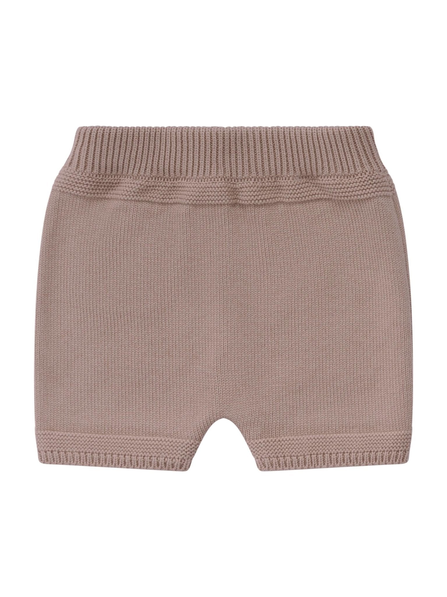 Shorts per neonati Fendi Kids beige con ricamo orsetto sul davanti - Rubino Kids