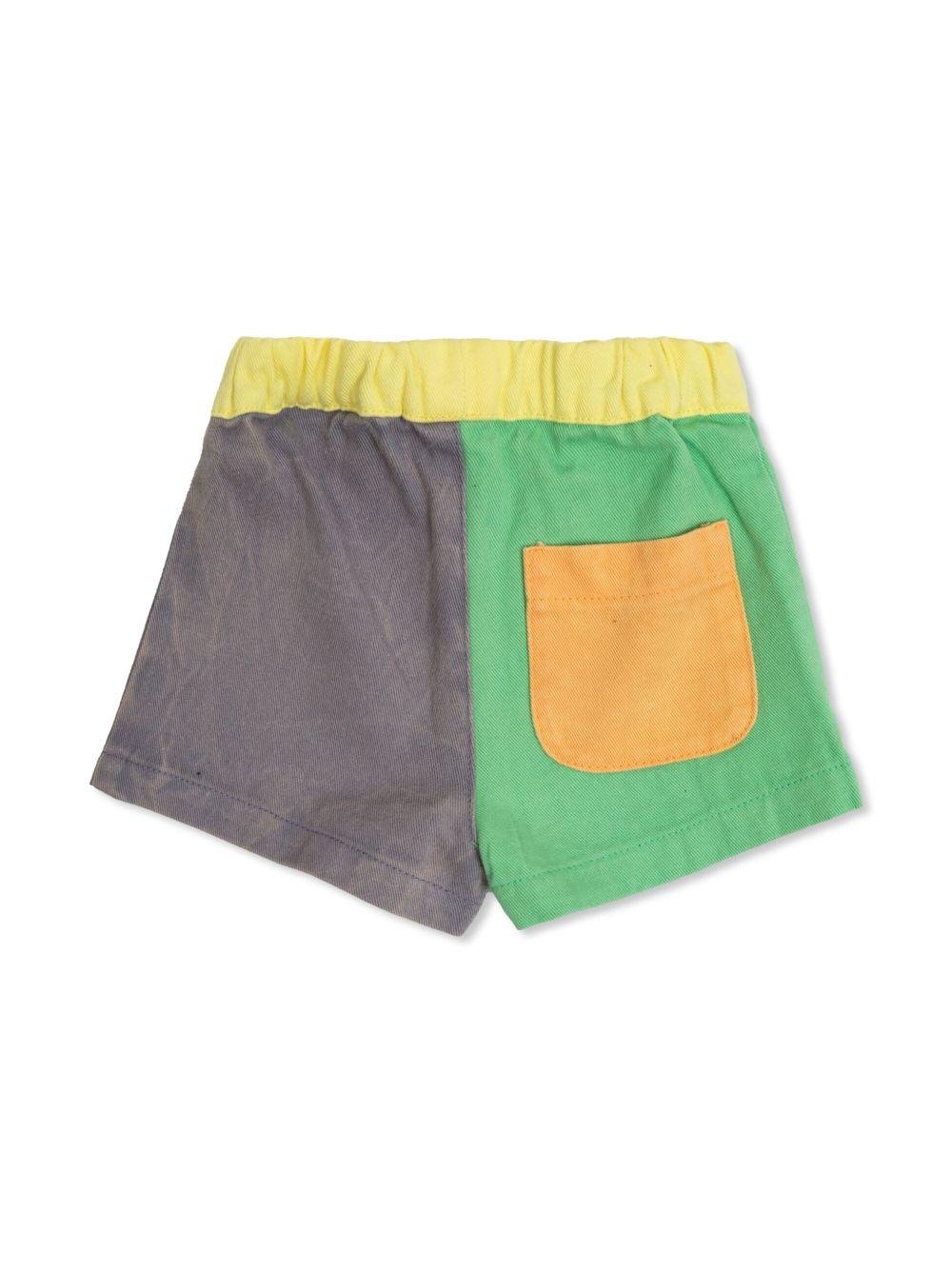 Shorts per neonato Bobo Choses multicolore con design color - block - Rubino Kids