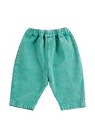 Shorts per neonato Bobo Choses verdi con vita elasticizzata - Rubino Kids