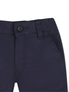 Shorts per neonato Boss Kids blu con bottoni - Rubino Kids