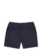 Shorts per neonato Boss Kids blu con bottoni - Rubino Kids