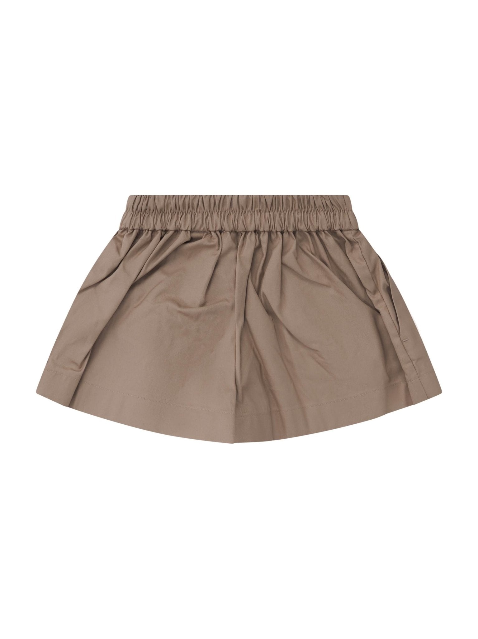 Shorts per neonato Burberry Kids beige con vita elasticizzata - Rubino Kids