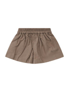 Shorts per neonato Burberry Kids beige con vita elasticizzata - Rubino Kids