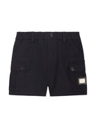 Shorts per neonato Dolce & Gabbana Kids blu con tasche laterali - Rubino Kids