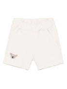 Shorts per neonato Donsje Ithri beige con motivo con ricamo - Rubino Kids