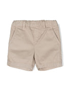 Shorts per neonato Emporio Armani Kids beige con vita elasticizzata - Rubino Kids