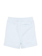 Shorts per neonato Givenchy Kids azzurri con vita elasticizzata - Rubino Kids