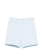 Shorts per neonato Givenchy Kids azzurri con vita elasticizzata - Rubino Kids