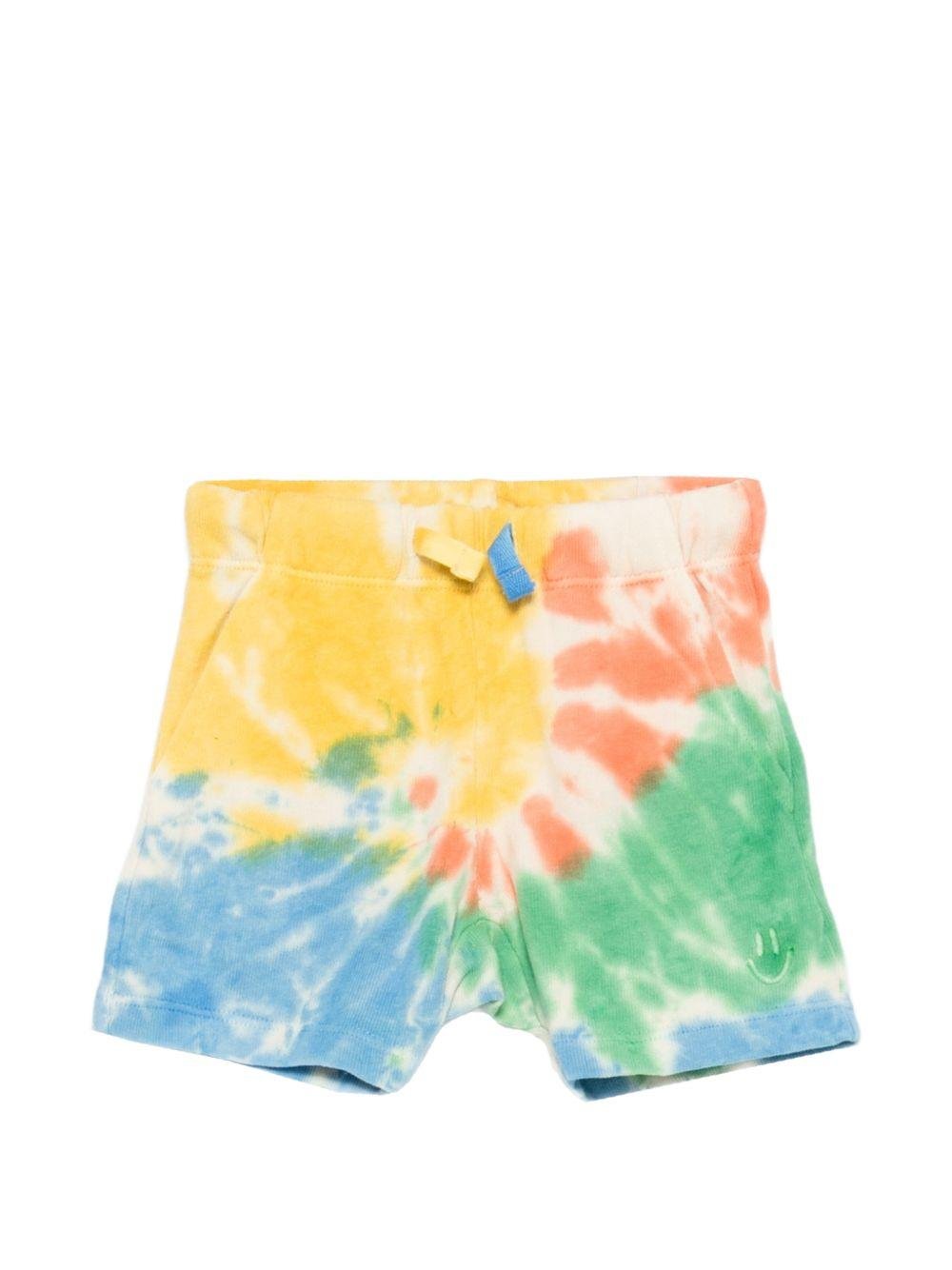 Shorts per neonato Molo multicolore con fantasia tie dye - Rubino Kids