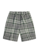 Shorts per neonato Paio Crippa multicolor con motivo a quadri - Rubino Kids