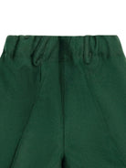 Shorts per neonato Paio Crippa verde con vita elasticizzata - Rubino Kids