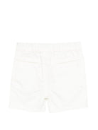 Shorts per neonato Stella McCartney Kids bianco con applicazione - Rubino Kids