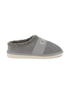 Slippers per bambina Chloé Kids grigie con scritta con logo - Rubino Kids