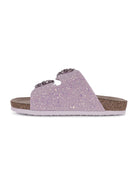 Slippers per bambina Monnalisa rosa con fibbia - Rubino Kids