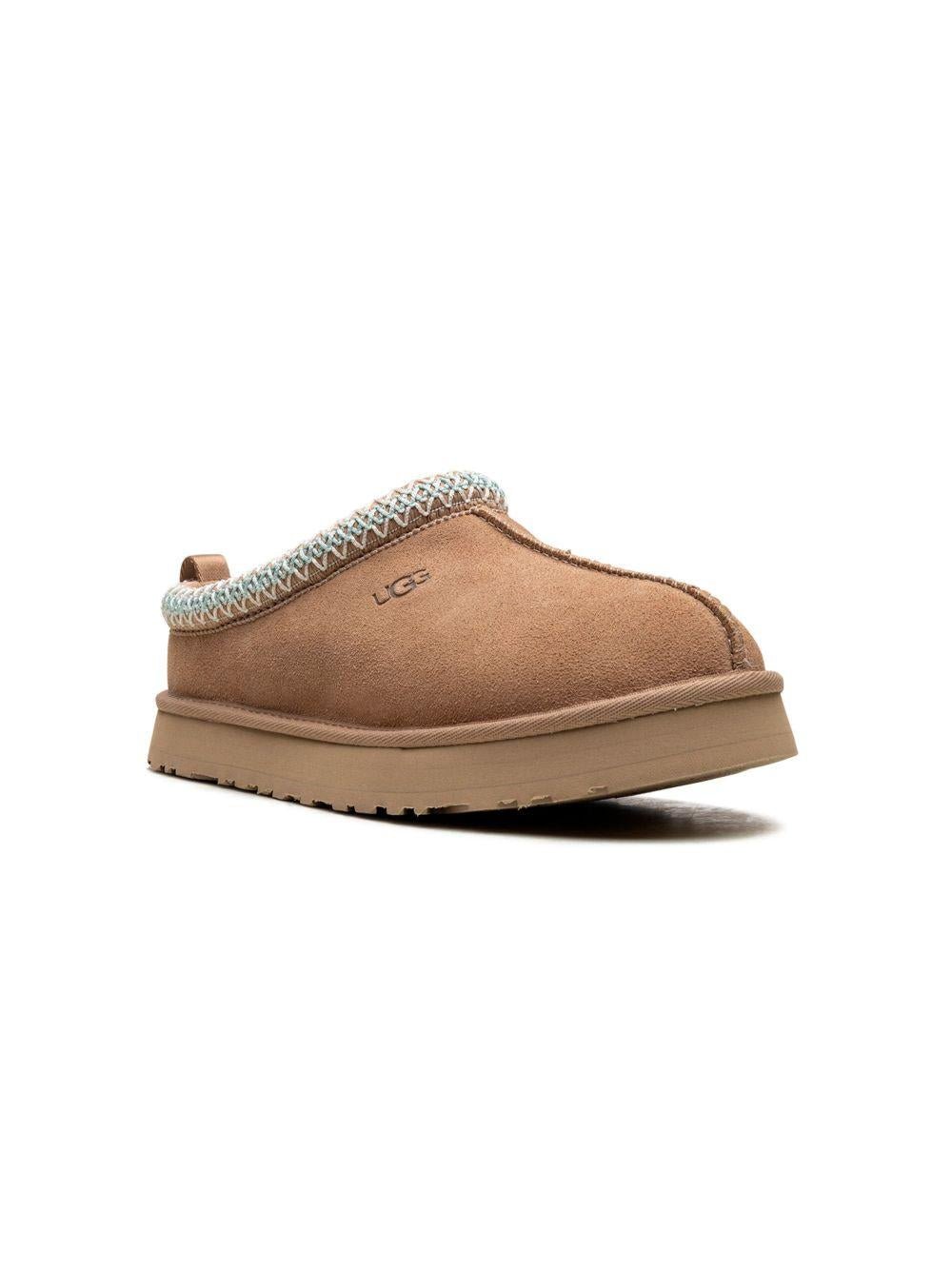 Slippers Tazz per bambini UGG Kids beige camoscio - Rubino Kids