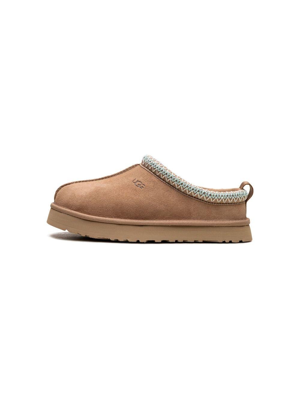Slippers Tazz per bambini UGG Kids beige camoscio - Rubino Kids