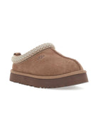 Slippers Tazz per bambini UGG Kids beige con rifiniture intrecciate - Rubino Kids