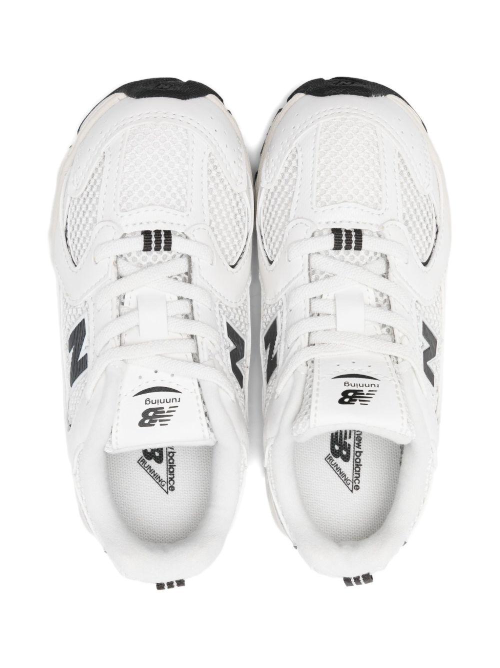 Sneakers 530 per bambino New Balance Kids bianche con pannelli in rete - Rubino Kids
