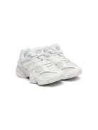 Sneakers 9060 per bambini New Balance Kids bianche con placca con logo sulla linguetta - Rubino Kids