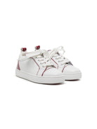 Sneakers Funnyto per bambini Christian Louboutin Kids bianco con inserti - Rubino Kids