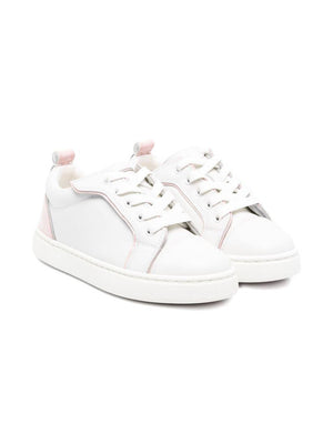 Sneakers Funnyto per bambini Christian Louboutin Kids bianco con inserti