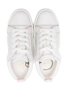 Sneakers Funnyto per bambini Christian Louboutin Kids bianco con inserti - Rubino Kids