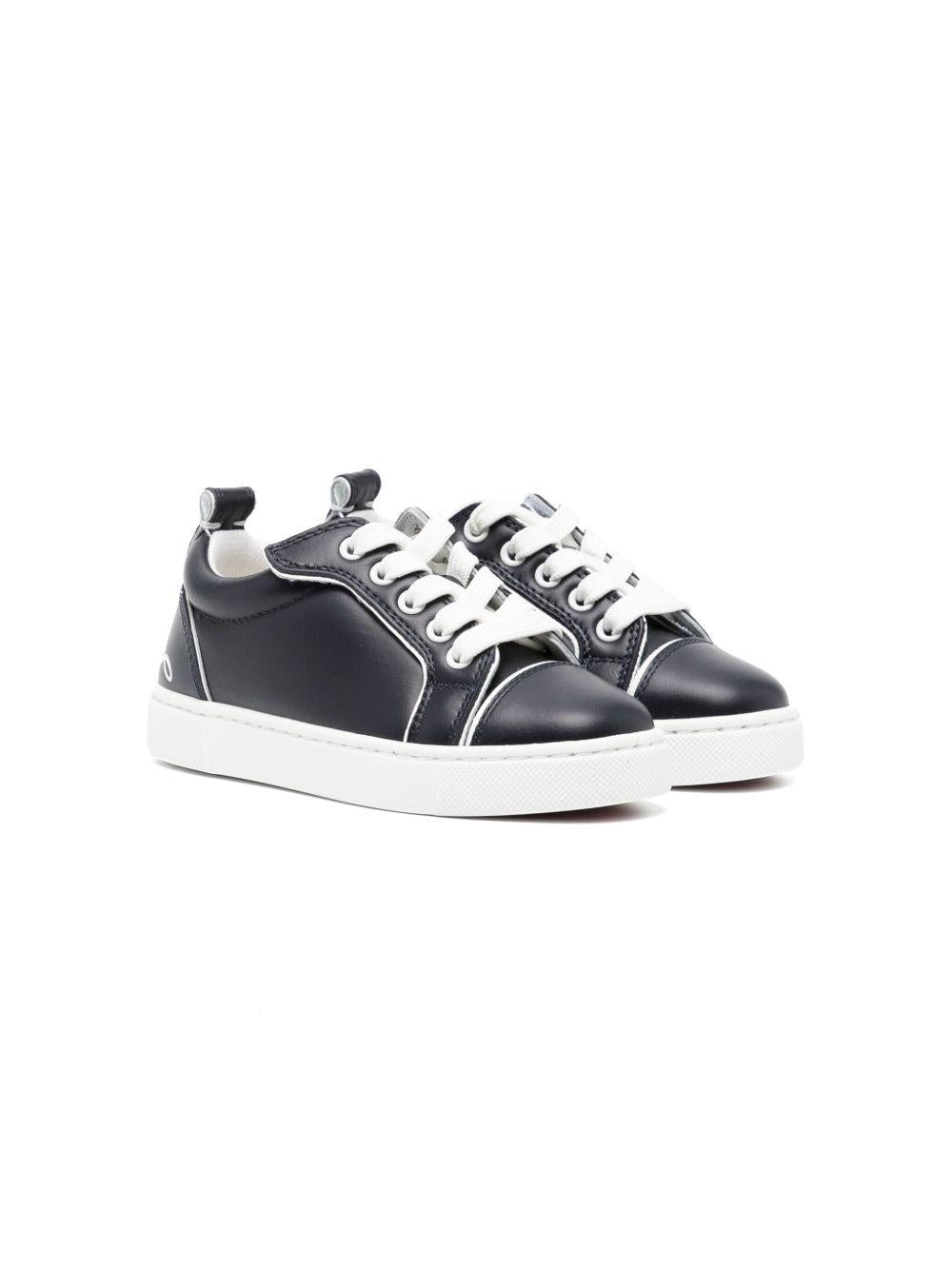 Sneakers Funnyto per bambini Christian Louboutin Kids blu con inserti - Rubino Kids