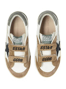 Sneakers Old School per bambino Golden Goose Kids bianche con applicazione stella - Rubino Kids