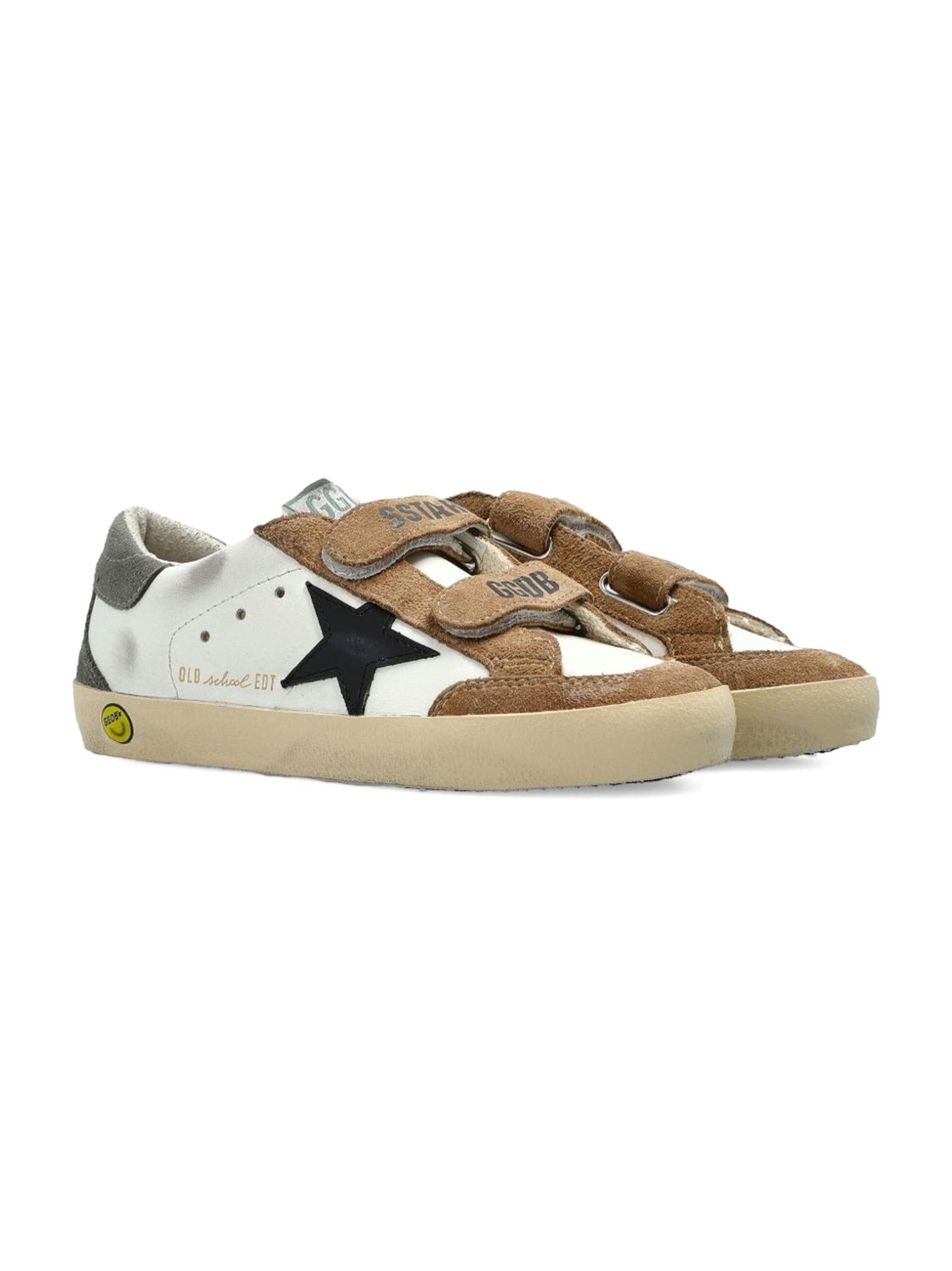 Sneakers Old School per bambino Golden Goose Kids bianche con applicazione stella - Rubino Kids