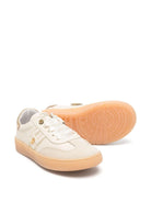 Sneakers per bambina Elisabetta Franchi La Mia Bambina beige con placca logo - Rubino Kids