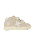 Sneakers per bambina Golden Goose Kids Glitter Stars rosa con effetto glitter - Rubino Kids