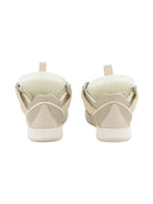 Sneakers per bambina Lanvin beige in pizzo - Rubino Kids