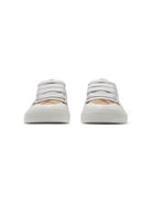 Sneakers per bambini Burberry Kids bianco con motivo Check - Rubino Kids