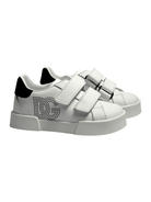 Sneakers per bambini Dolce & Gabbana Kids bianche con dettaglio logo puntinato - Rubino Kids