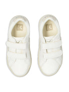 Sneakers per bambini Veja Kids bianche con applicazione con logo - Rubino Kids