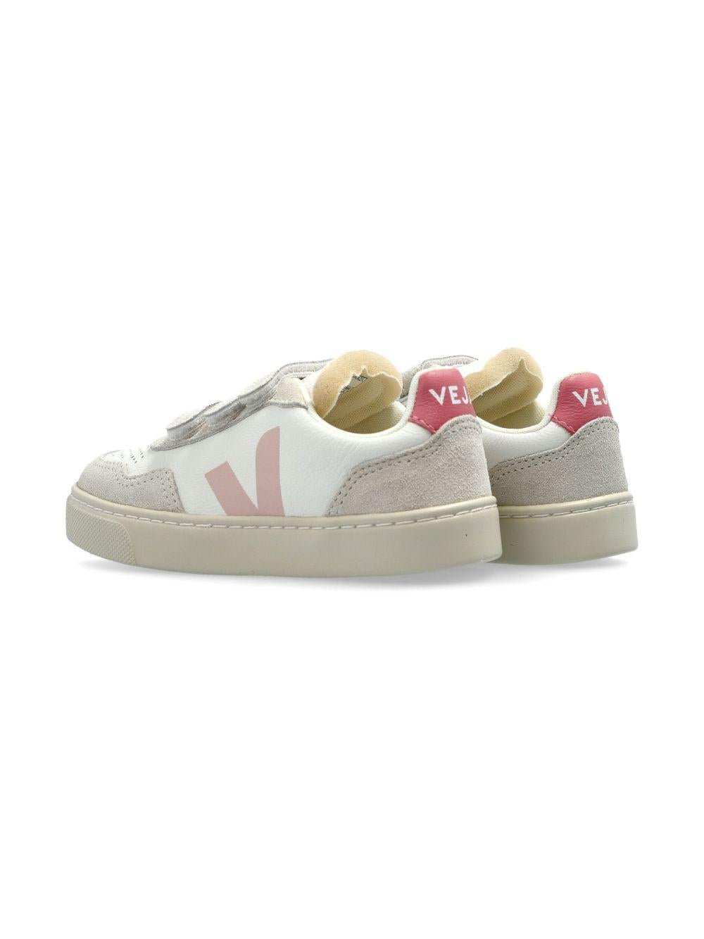 Sneakers per bambini Veja Kids bianche con dettagli a contrasto - Rubino Kids