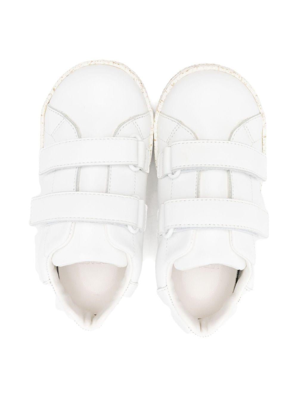 Sneakers per bambini Versace Kids bianco con chiusura a strappo - Rubino Kids