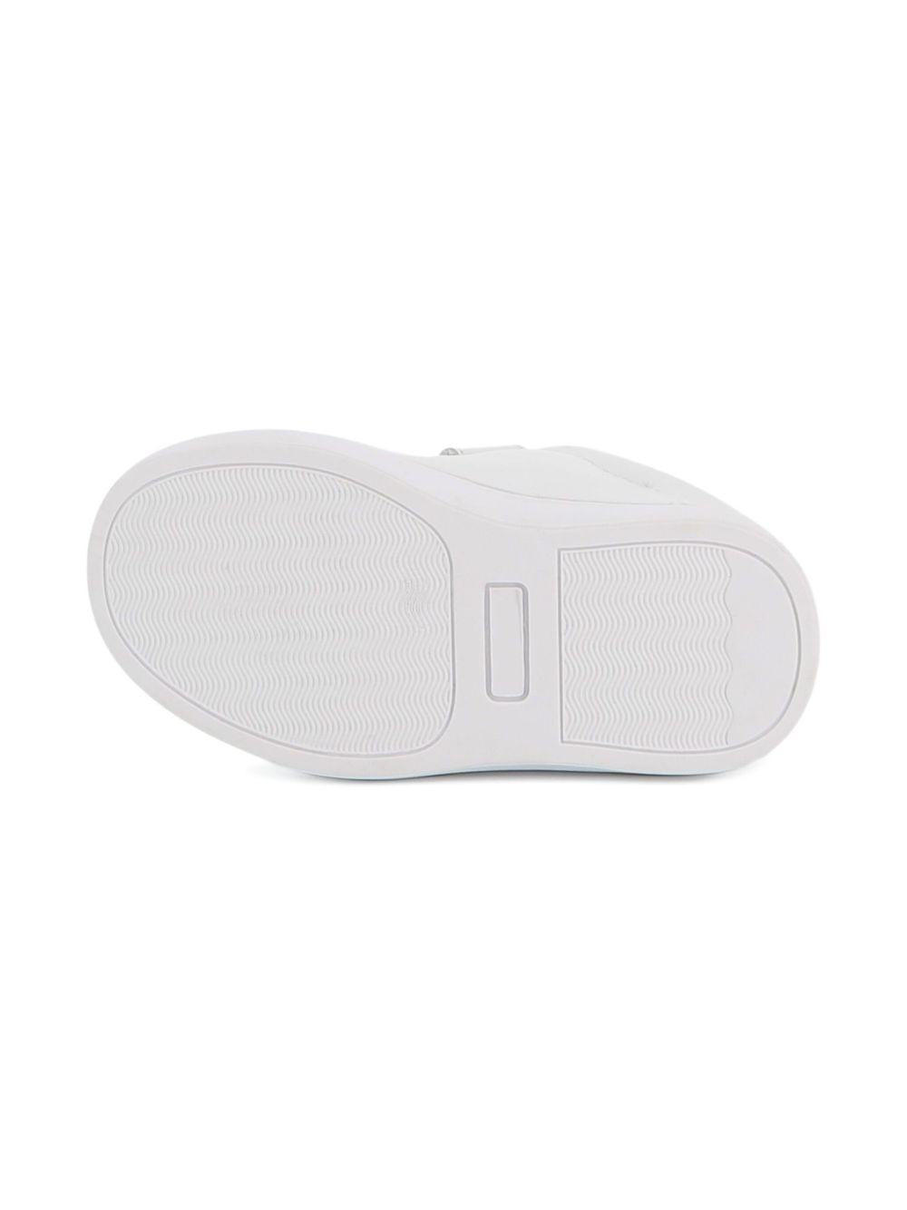 Sneakers per bambino BOSS Kids bianche con applicazione con logo - Rubino Kids