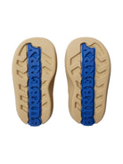 Sneakers per bambino Burberry Kids beige con fantasia tartan e caviglia imbottita - Rubino Kids